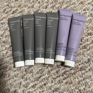 Set Of 6 Mix Mini Travel Size Living Proof Conditioner shampoo Hair Care Lot